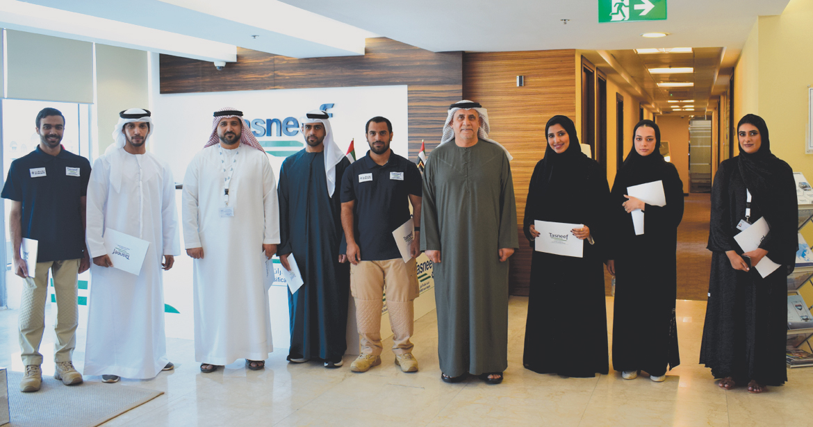 “Certificates of appreciation for our employees who organized the TASNEEF Maritime Conference 2023”