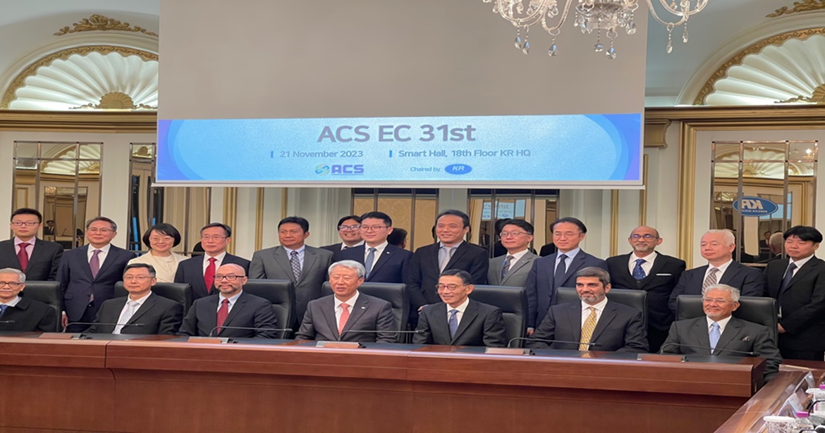 “Tasneef attended the 31st meeting of the Executive Committee for the Association of Asian Classification Societies (ACS) on 21stNovember 2023, in Busan, Korea.”